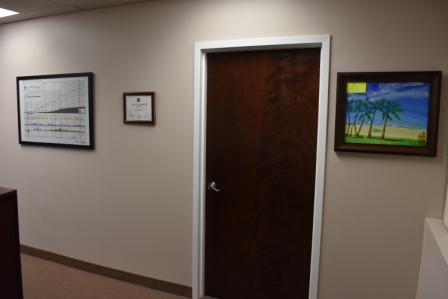Display in Financial Advisor's Office